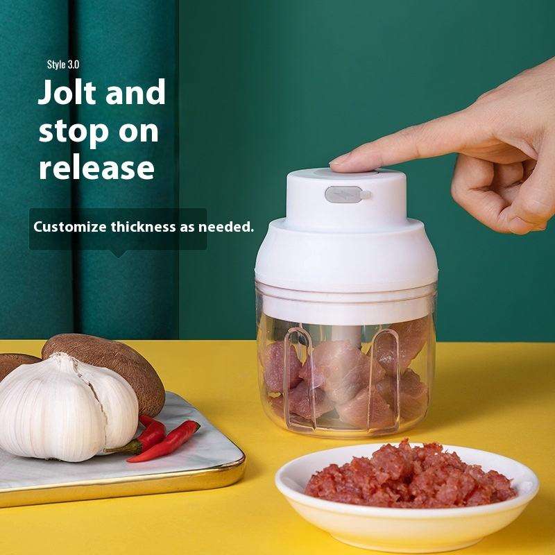 Limited Time: 60% OFF 🔥2026 New Mini Electric Food Chopper - Silent USB Charging, Compact Portable Garlic Chopper Kitchen Assistant