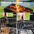 Upgraded Electric Grill Brush: Cordless Rechargeable Scrubber with Heavy-Duty Scouring Pad