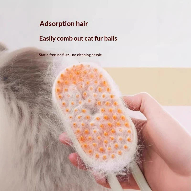 Limited Time: 70% OFF 🔥3 in 1 Pet Steam Brush | Rechargeable, Self-Cleaning, Deshedding & Massage Tool for Dogs & Cats