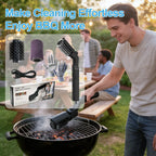 Upgraded Electric Grill Brush: Cordless Rechargeable Scrubber with Heavy-Duty Scouring Pad