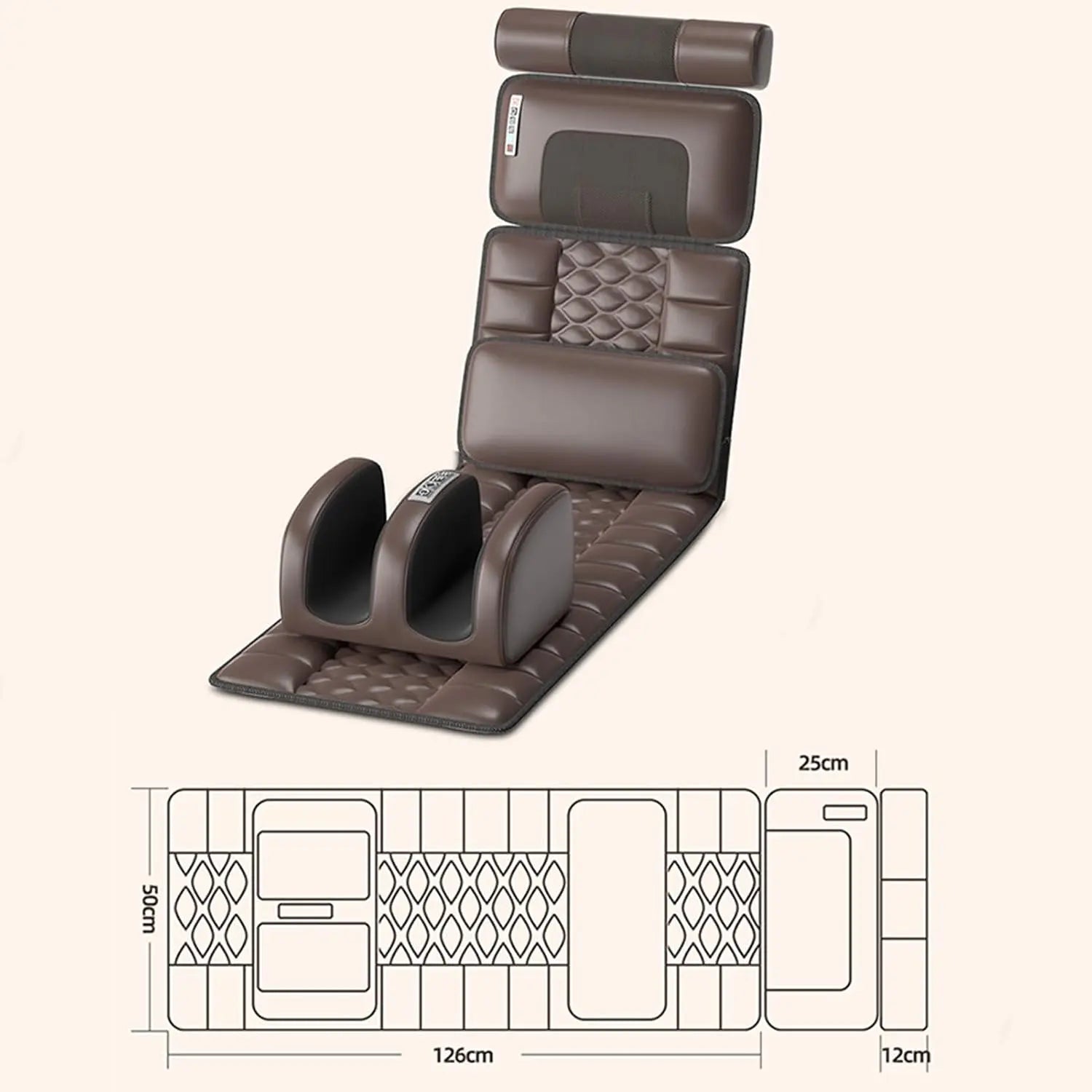 Full-body massage heating device | 10 motors, 9 massage modes