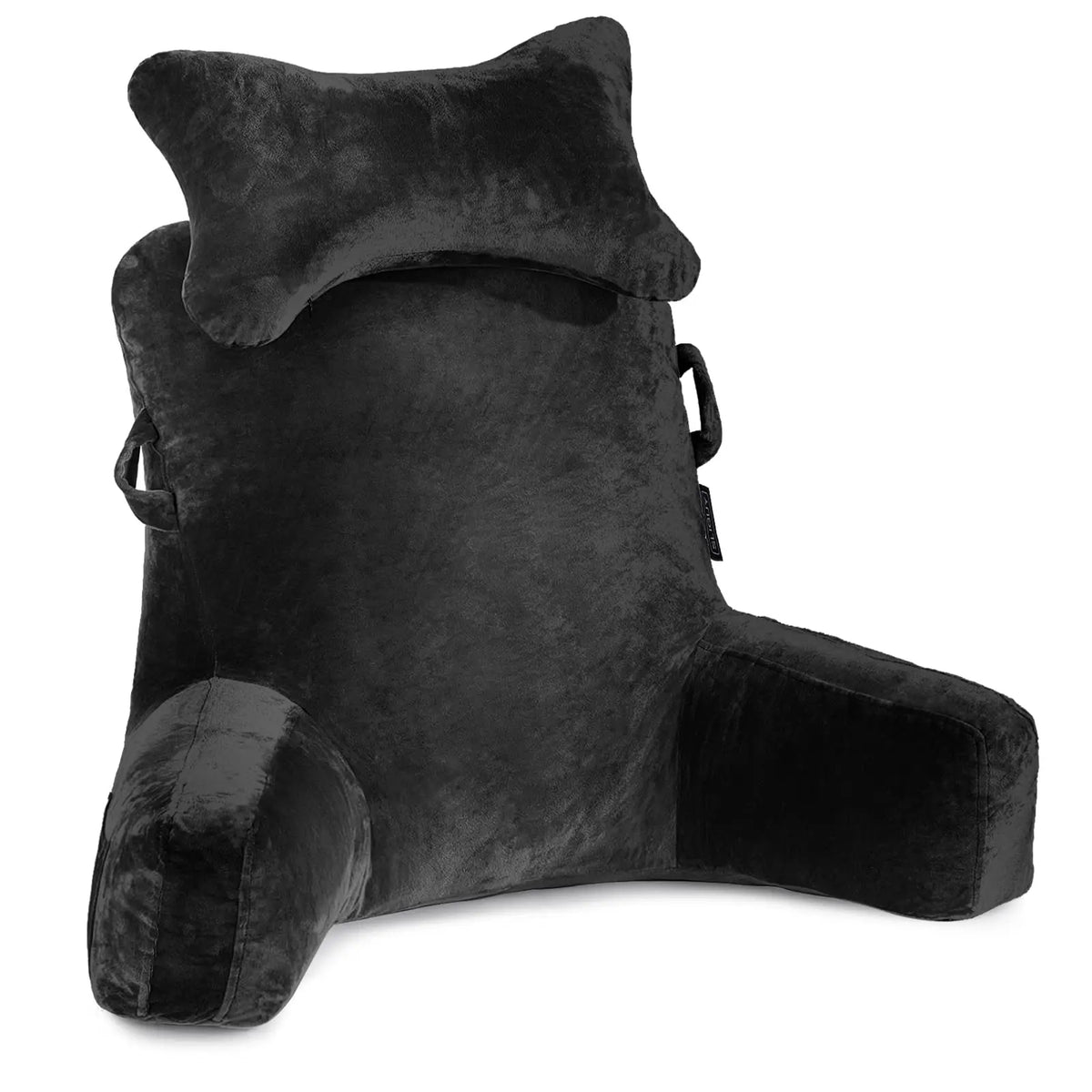 Extra-large reading pillow with removable neck cushion, suitable for sitting on bed or sofa