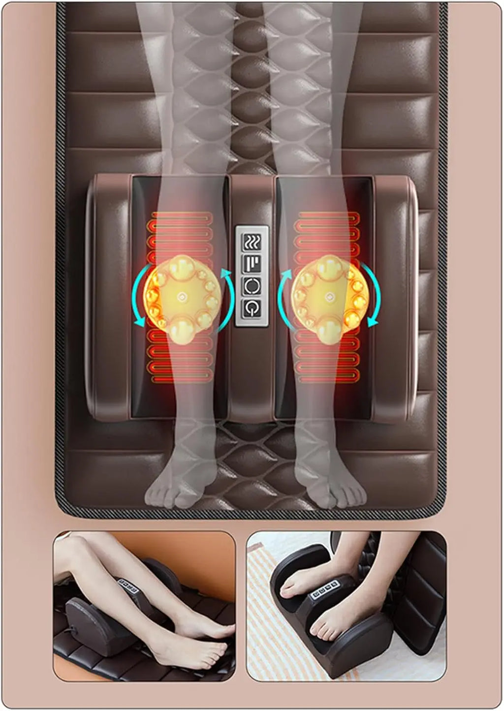 Full-body massage heating device | 10 motors, 9 massage modes