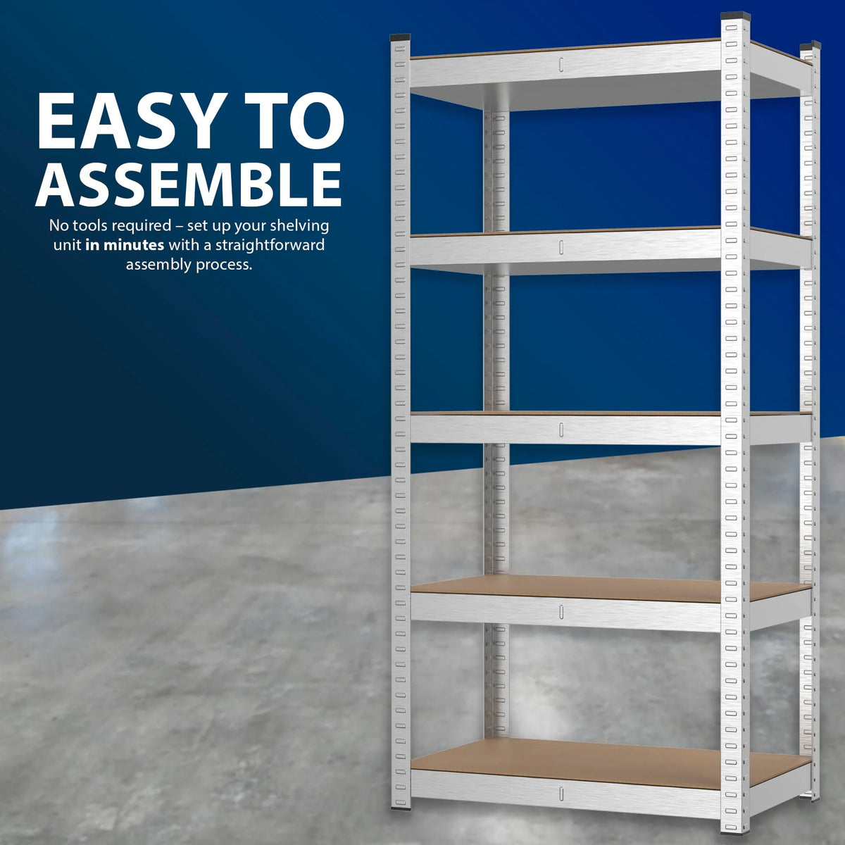 Regular 5 Tier Garage Shelving Unit