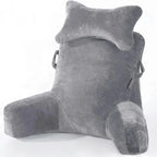 Extra-large reading pillow with removable neck cushion, suitable for sitting on bed or sofa