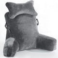 Extra-large reading pillow with removable neck cushion, suitable for sitting on bed or sofa