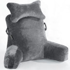 Extra-large reading pillow with removable neck cushion, suitable for sitting on bed or sofa