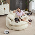 Extra-large plush sheepskin casual sofa