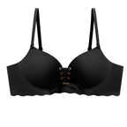 Drawstring Push Up Bra | Instant Cleavage & Anti-Sagging | Add 2 Cups Padded Wireless Strapless Bras Comfort Bra for A B C Cups Womenswear Minimalist