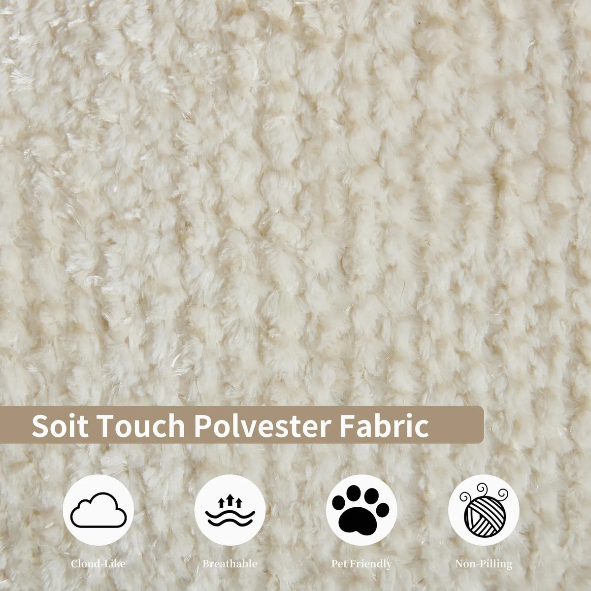 Extra-large plush sheepskin casual sofa