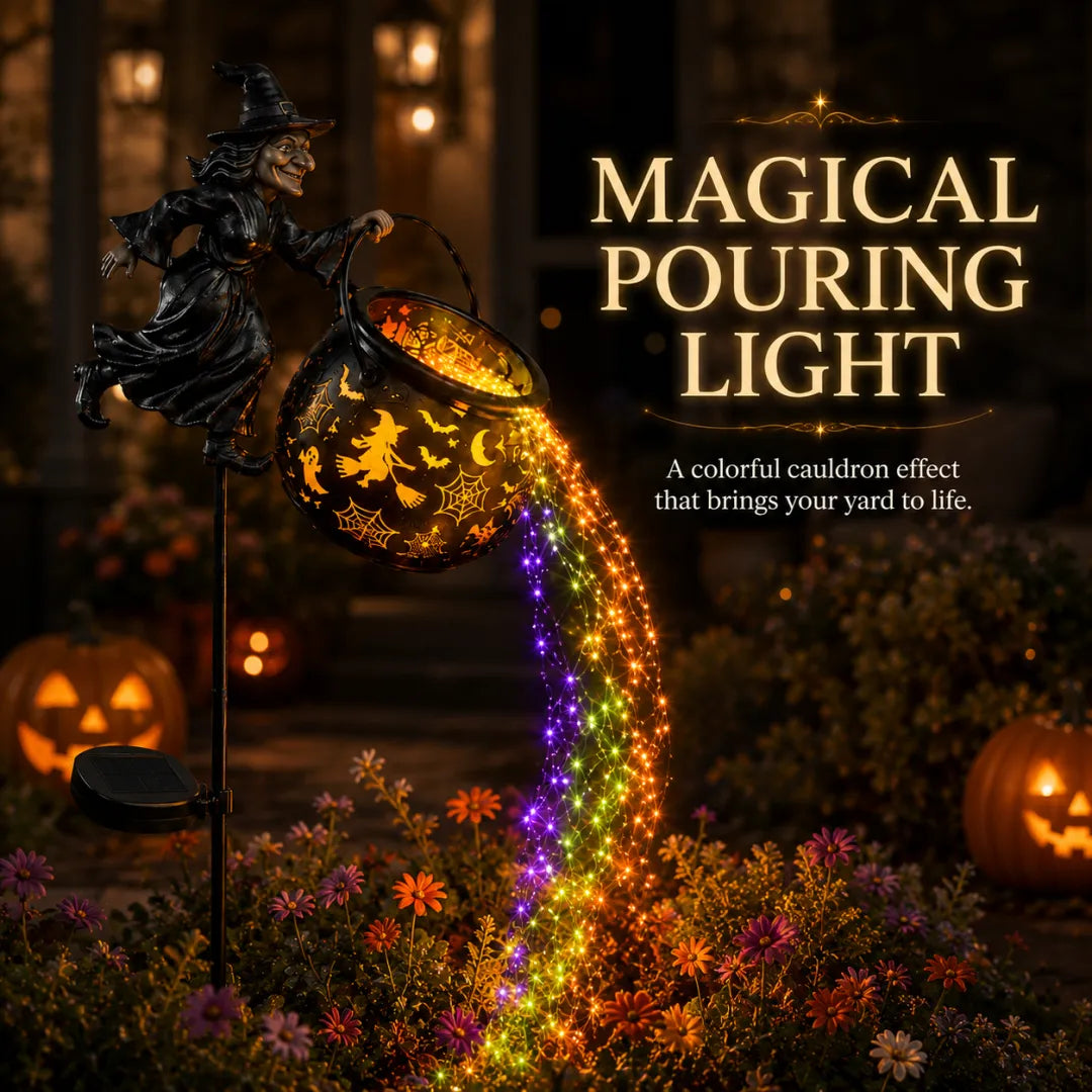 🐈Solar Black Garden Stake Light 🎃 Create a Magical Halloween Glow