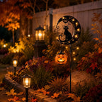 🐈Solar Black Garden Stake Light 🎃 Create a Magical Halloween Glow