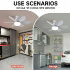 Socket Ceiling Fan Light – Screw-In Base Installation For Instant Breeze & Brightness