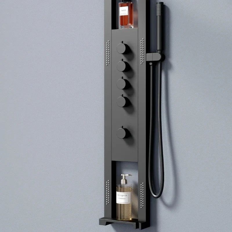 LED Rainfall Shower Panel Stainless steel Multi-Function Shower System