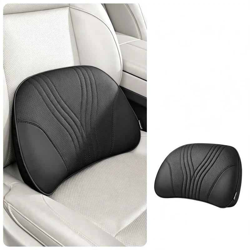 🚗💤 Universal memory foam car headrest and neck pillow, ideal for long-distance road trips