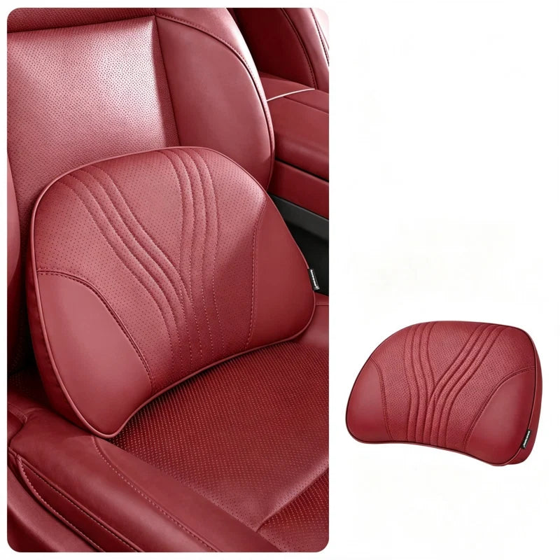 🚗💤 Universal memory foam car headrest and neck pillow, ideal for long-distance road trips