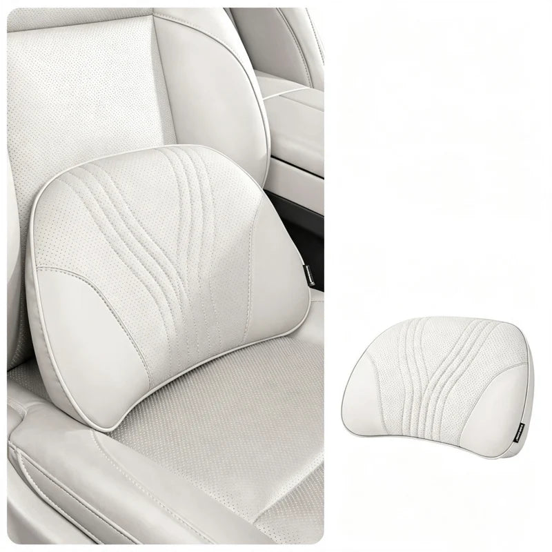 🚗💤 Universal memory foam car headrest and neck pillow, ideal for long-distance road trips